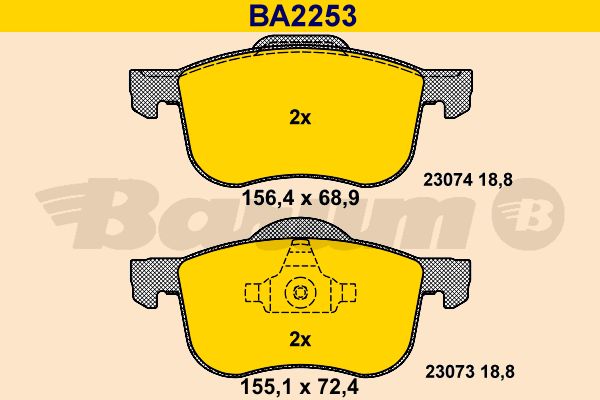 BARUM Jarrupala, levyjarru BA2253