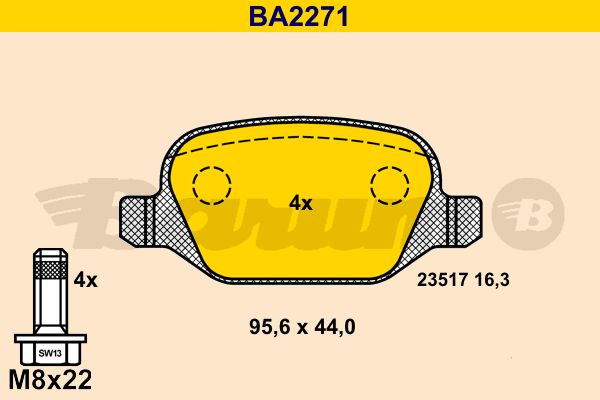 BARUM Jarrupala, levyjarru BA2271