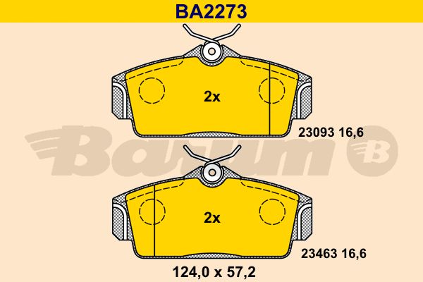 BARUM Jarrupala, levyjarru BA2273