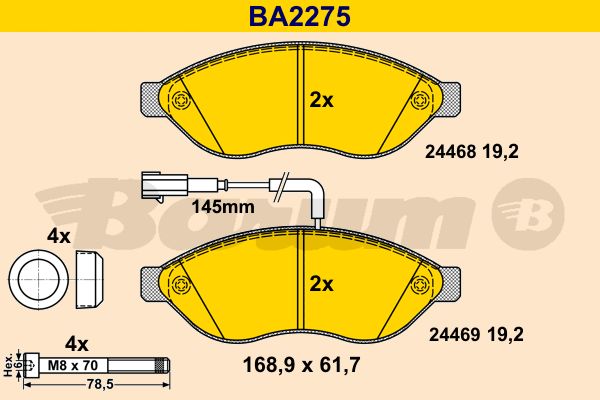 BARUM Jarrupala, levyjarru BA2275