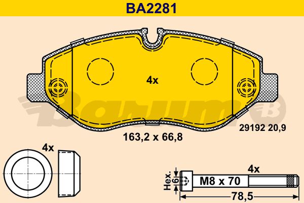 BARUM Jarrupala, levyjarru BA2281