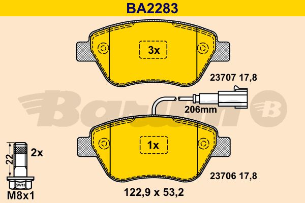 BARUM Jarrupala, levyjarru BA2283