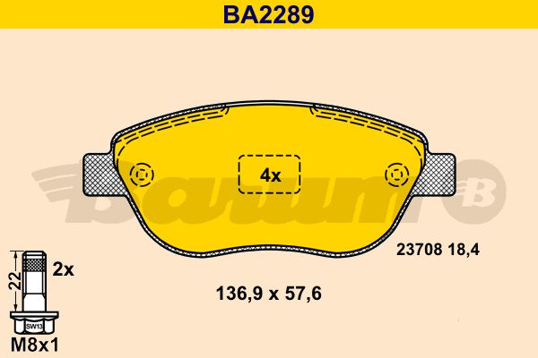 BARUM Jarrupala, levyjarru BA2289