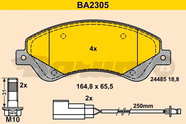 BARUM Jarrupala, levyjarru BA2305