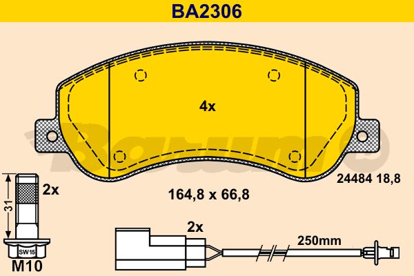 BARUM Jarrupala, levyjarru BA2306