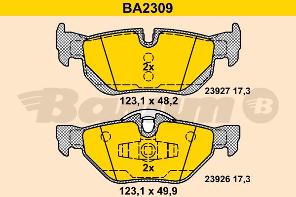 BARUM Jarrupala, levyjarru BA2309