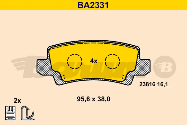 BARUM Jarrupala, levyjarru BA2331