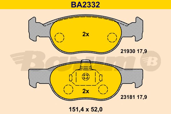 BARUM Jarrupala, levyjarru BA2332