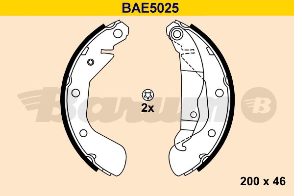 BARUM Jarrukenkäsarja BAE5025