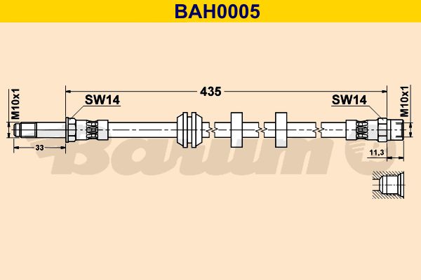 BARUM Jarruletku BAH0005