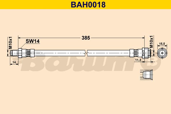 BARUM Jarruletku BAH0018