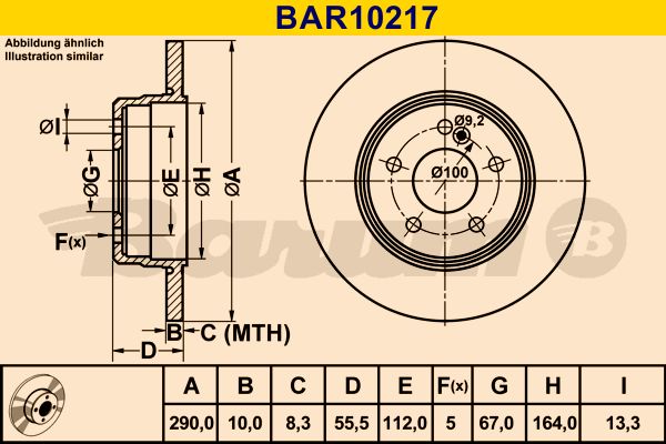 BARUM Jarrulevy BAR10217