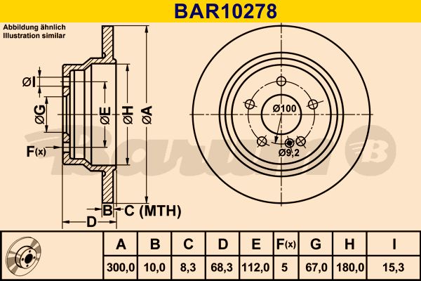 BARUM Jarrulevy BAR10278