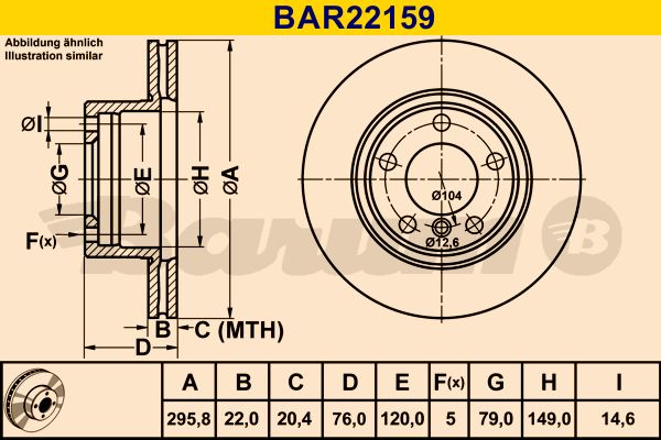 BARUM Jarrulevy BAR22159