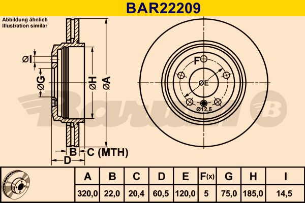 BARUM Jarrulevy BAR22209