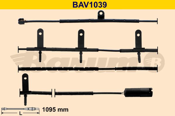 BARUM Kulumisenilmaisin, jarrupala BAV1039