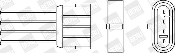 BERU Lambdatunnistin OPH026