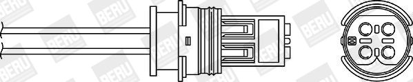 BERU Lambdatunnistin OZH098