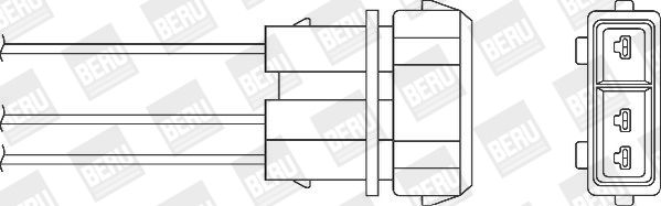 BERU Lambdatunnistin OZH134