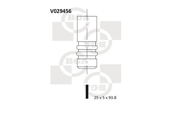BGA Pakoventtiili V029456