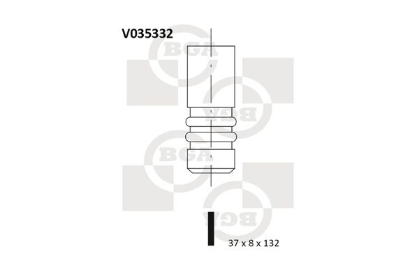 BGA Pakoventtiili V035332