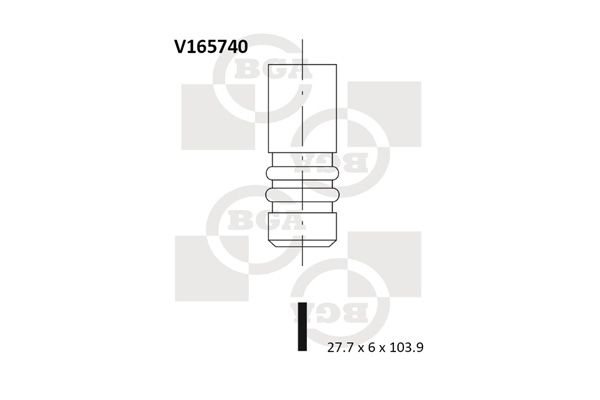 BGA Imuventtiili V165740