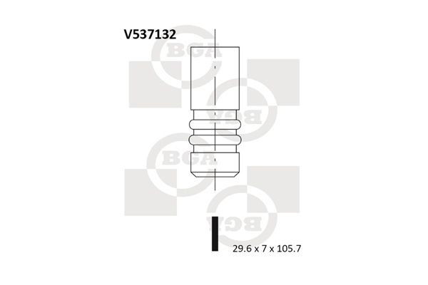 BGA Pakoventtiili V537132