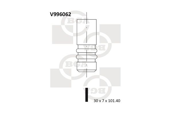 BGA Pakoventtiili V996062
