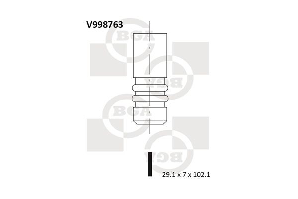 BGA Pakoventtiili V998763