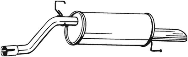 BOSAL Takaäänenvaimentaja 185-327