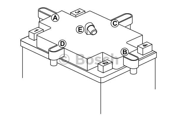 BOSCH Käynnistysakku 0 092 M4F 170