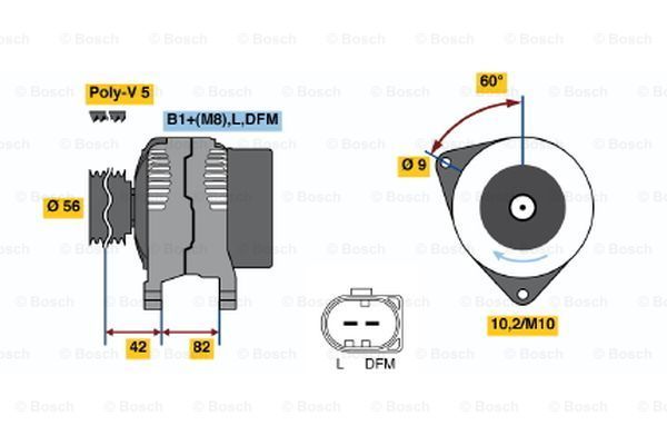 BOSCH Laturi 0 124 325 017