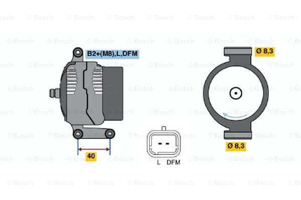 BOSCH Laturi 0 124 415 014