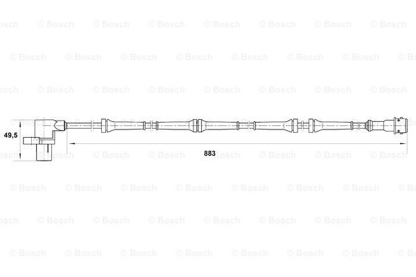 BOSCH ABS-anturi 0 265 006 366