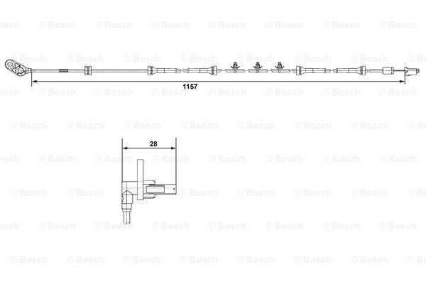 BOSCH ABS-anturi 0 265 007 464