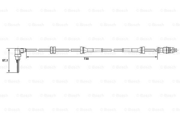 BOSCH ABS-anturi 0 265 007 511