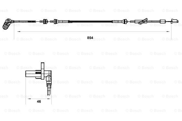 BOSCH ABS-anturi 0 265 007 553