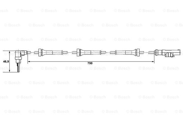 BOSCH ABS-anturi 0 265 007 636