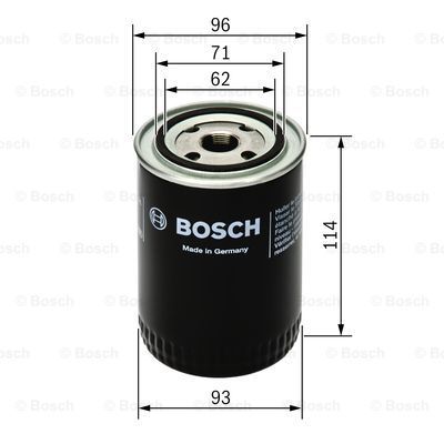 BOSCH Öljynsuodatin 0 451 103 217