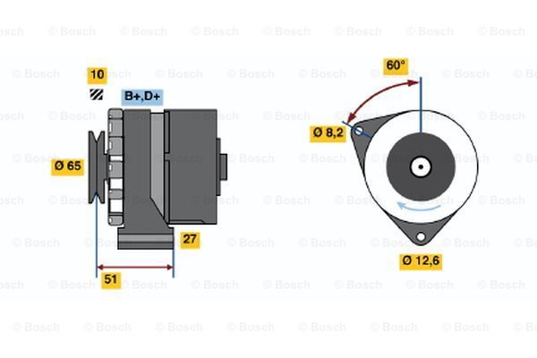 BOSCH Laturi 0 986 031 090