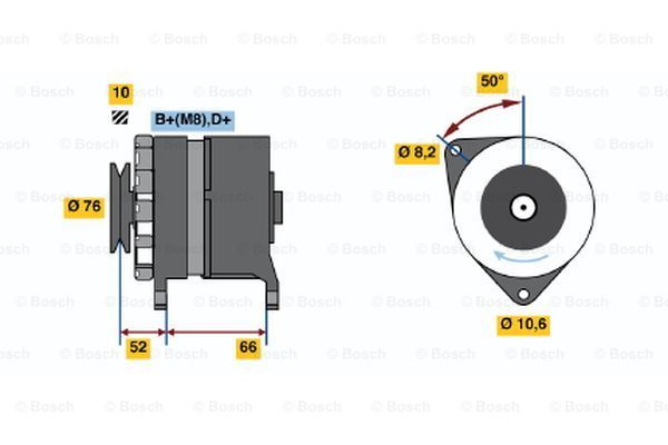 BOSCH Laturi 0 986 036 961