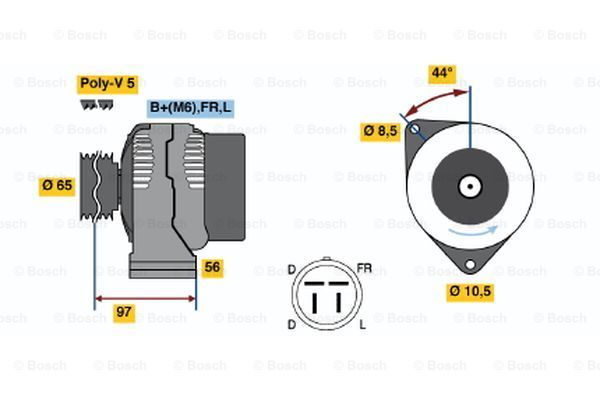 BOSCH Laturi 0 986 040 830