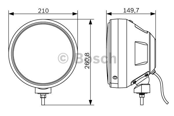 BOSCH Kaukovalo 0 986 310 983