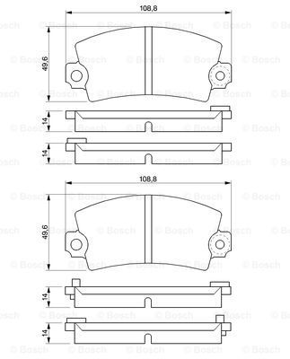 BOSCH Jarrupala, levyjarru 0 986 424 394