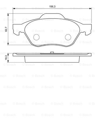 BOSCH Jarrupala, levyjarru 0 986 424 619