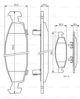 BOSCH Jarrupala, levyjarru 0 986 424 666