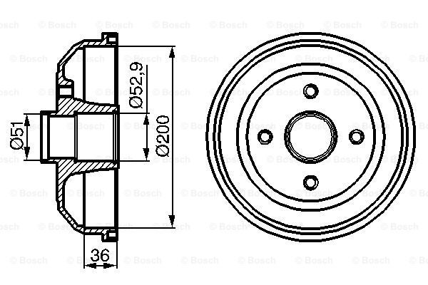 BOSCH Jarrurumpu 0 986 477 134