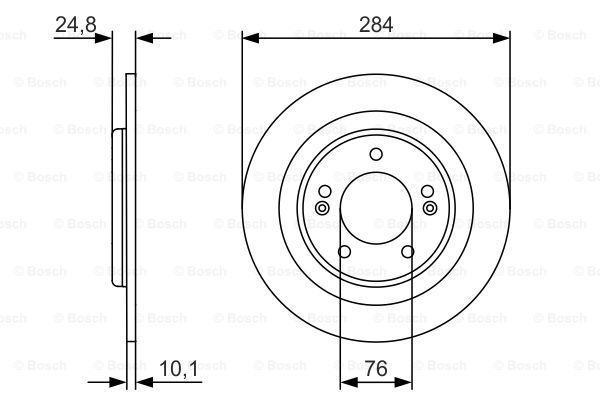 BOSCH Jarrulevy 0 986 479 A13