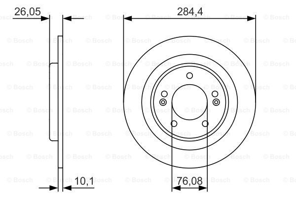 BOSCH Jarrulevy 0 986 479 A15