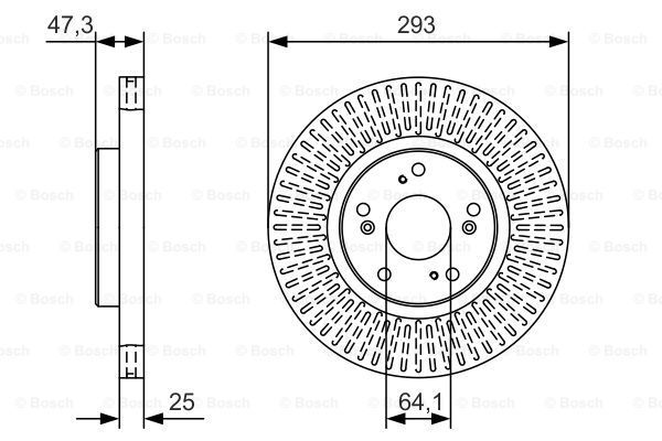 BOSCH Jarrulevy 0 986 479 B02